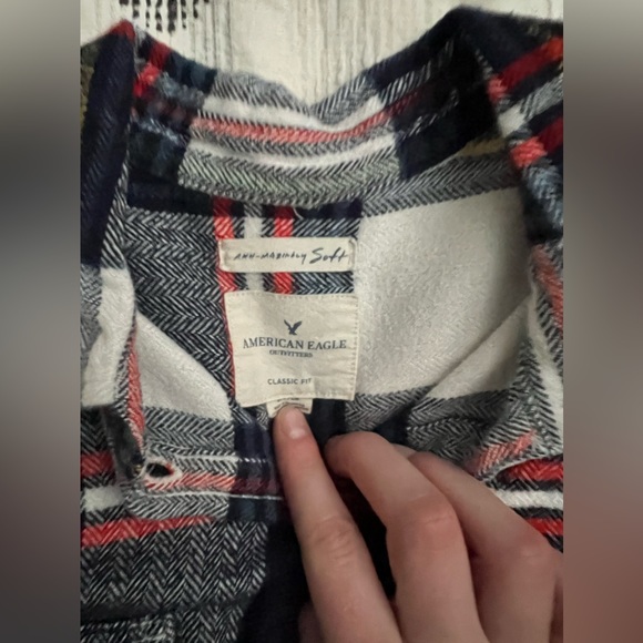 American eagle plaid button up - Picture 2 of 2
